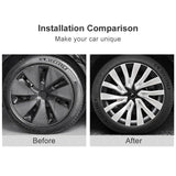 Tessgo 18" Nova Style Dual-Color Wheel Covers for Tesla Model 3 Highland