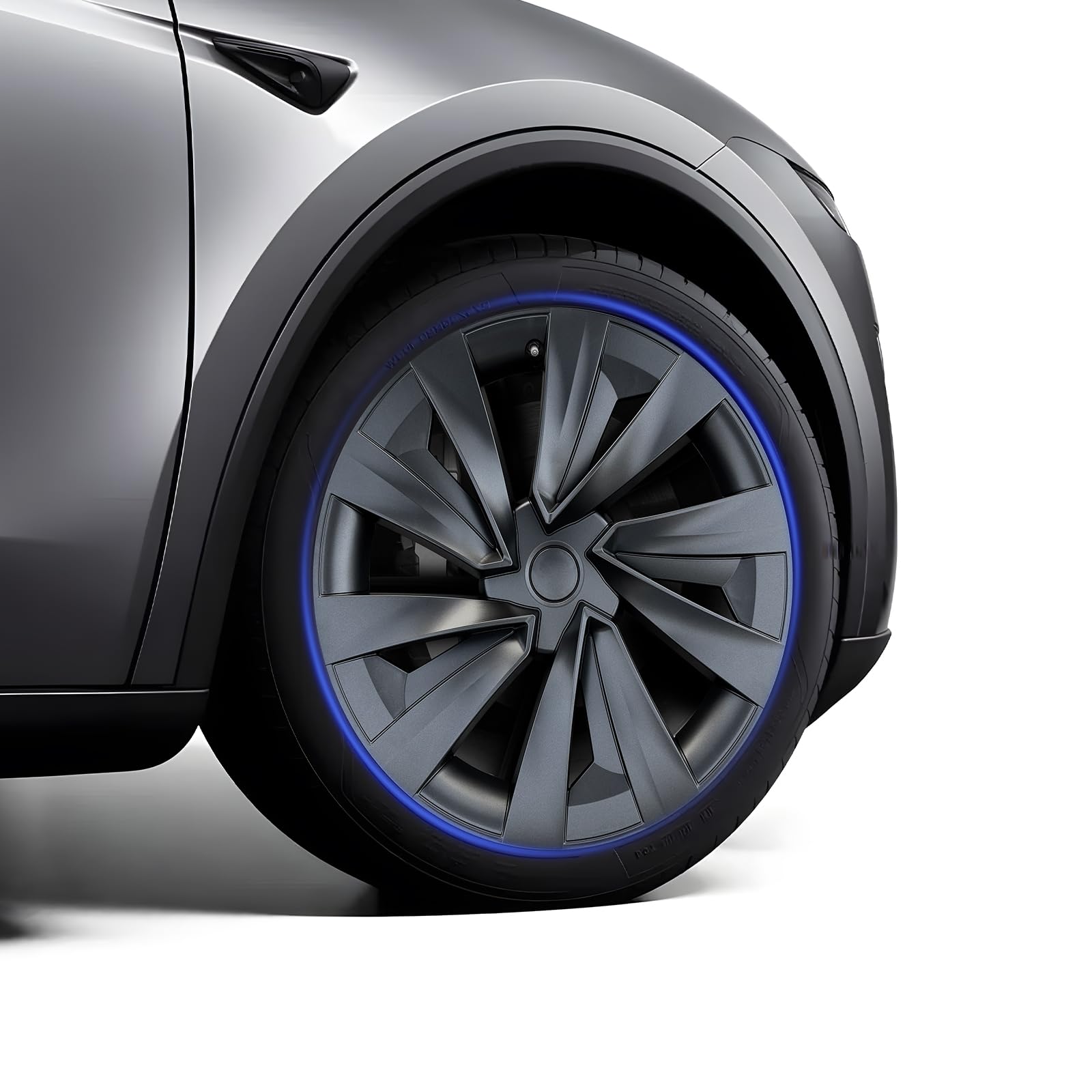 Tessgo 20 "Helix Style Wheel Covers Fits for Tesla Model Y Juniper 2025–2026, Upgrade Crossflow Hubcaps to Rim Cover Replacement, Fits OEM