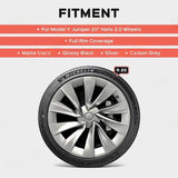 Tessgo Helix 2.0 Style Wheel Hubcaps (Set of 4) for Tesla 2025+ Model Y Juniper 20'' Helix 2.0 Wheels