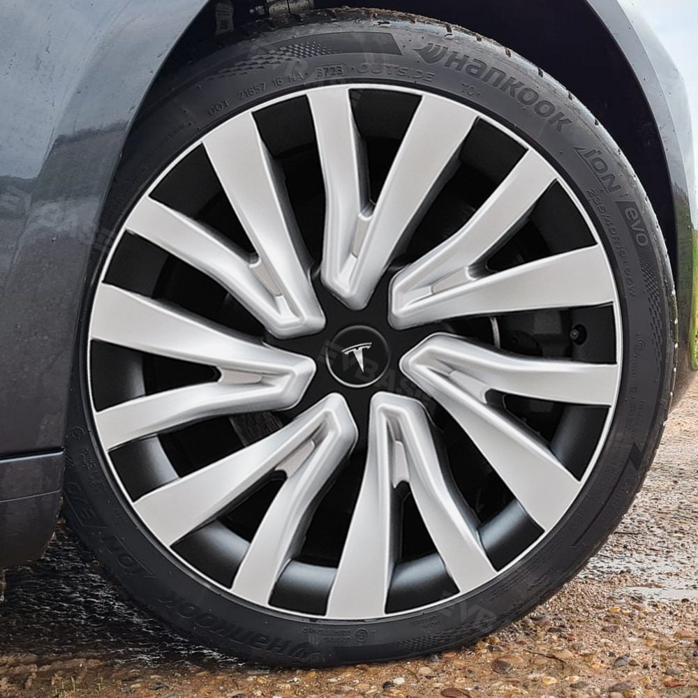 Tessgo 18" Nova Style Dual-Color Wheel Covers for Tesla Model 3 Highland