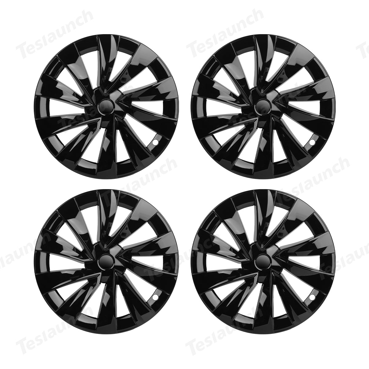 Tessgo Helix 2.0 Style Wheel Hubcaps (Set of 4) for Tesla 2025+ Model Y Juniper 20'' Helix 2.0 Wheels