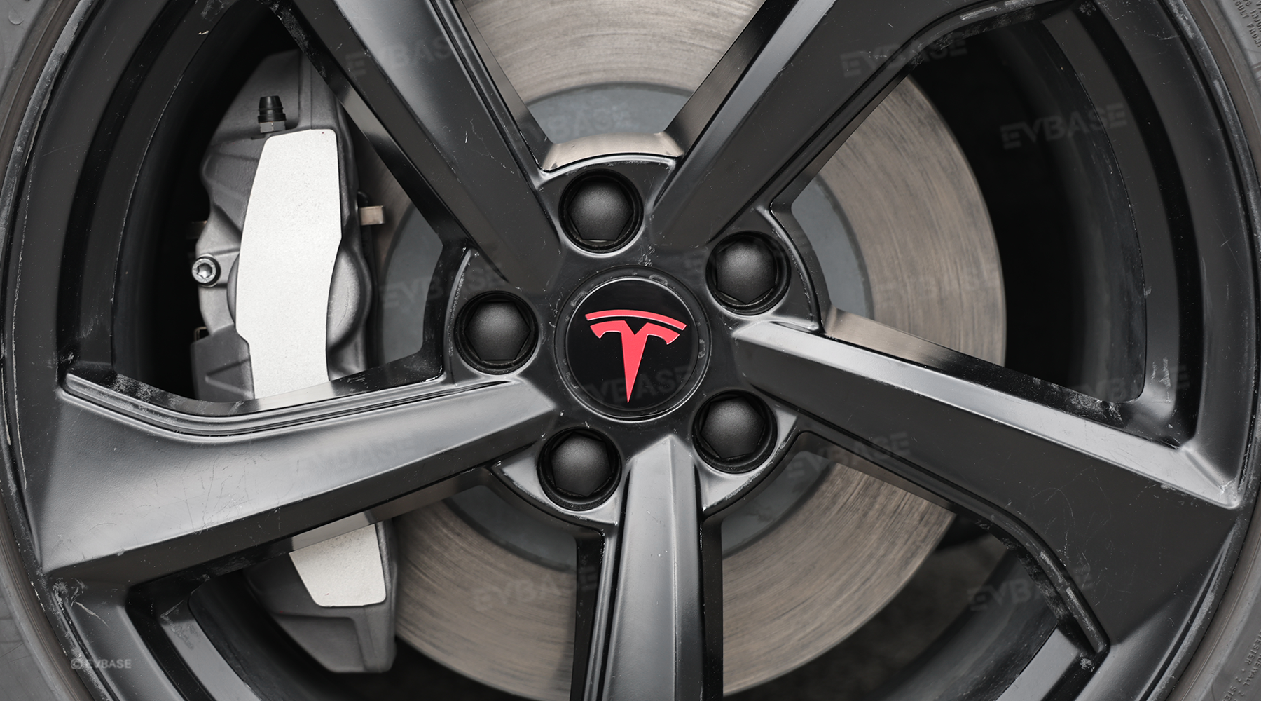 Wheel Center Cap Kit with Lug Nut Covers for Tesla Model 3/Y 18" and 19" Wheels