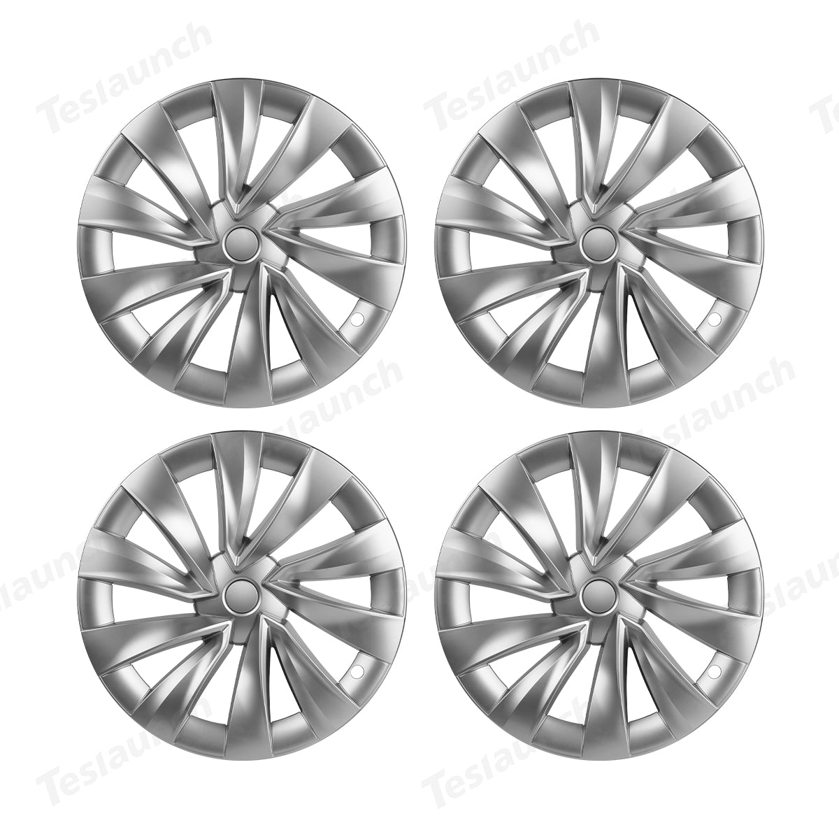Tessgo Helix 2.0 Style Wheel Hubcaps (Set of 4) for Tesla 2025+ Model Y Juniper 20'' Helix 2.0 Wheels