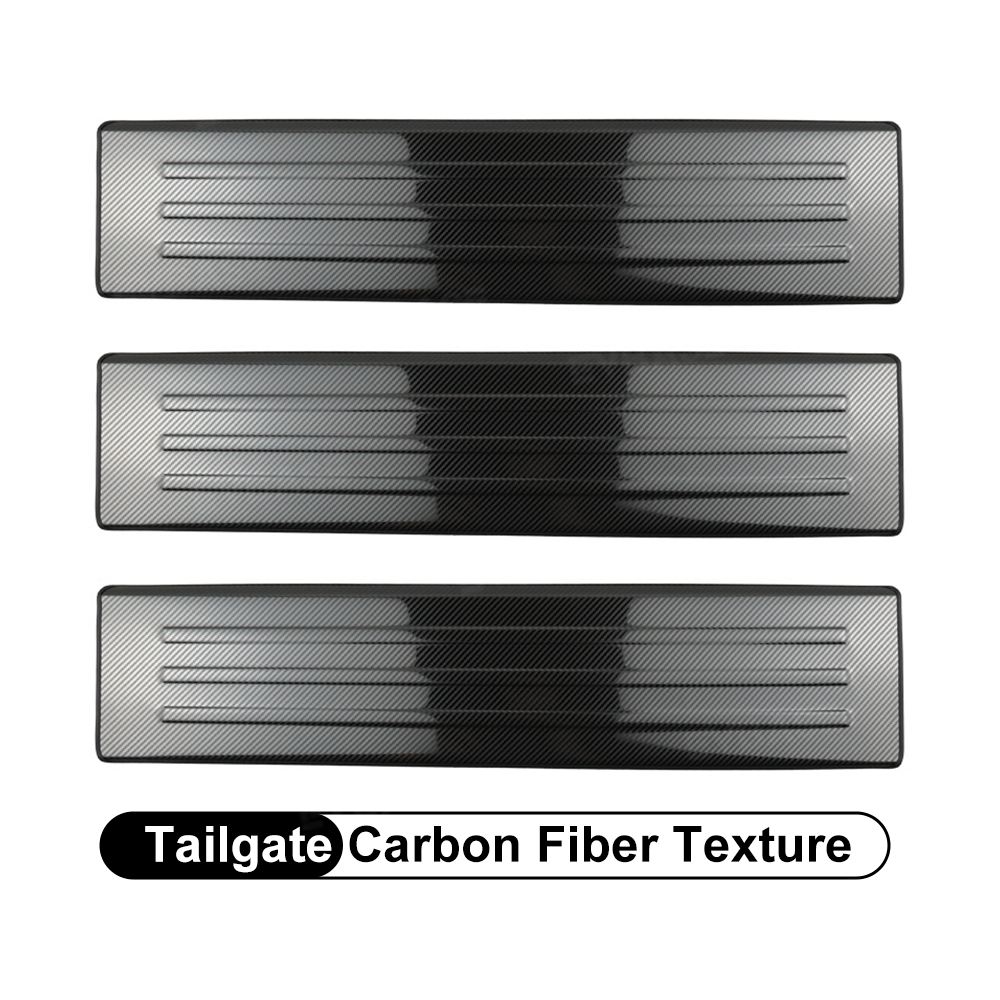Tessgo Stainless Steel Rear Bumper & Tailgate Protector For Cybertruck, Anti-Scratch Guard Step Plates