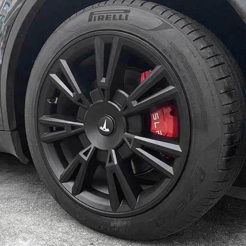 Model 3 Y Hubcaps Wheel Covers Replacement Tesla Wheel Caps Accessories(4 of Set)