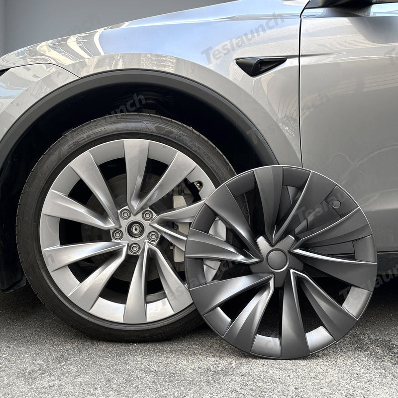 Tessgo Helix 2.0 Style Wheel Hubcaps (Set of 4) for Tesla 2025+ Model Y Juniper 20'' Helix 2.0 Wheels