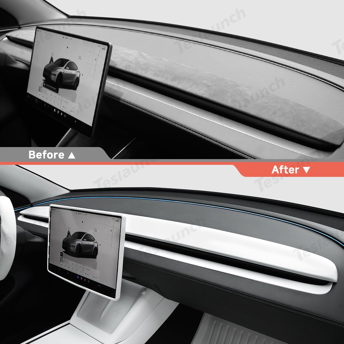ABS Dashboard Trim Cover for Tesla Model YL 2026+