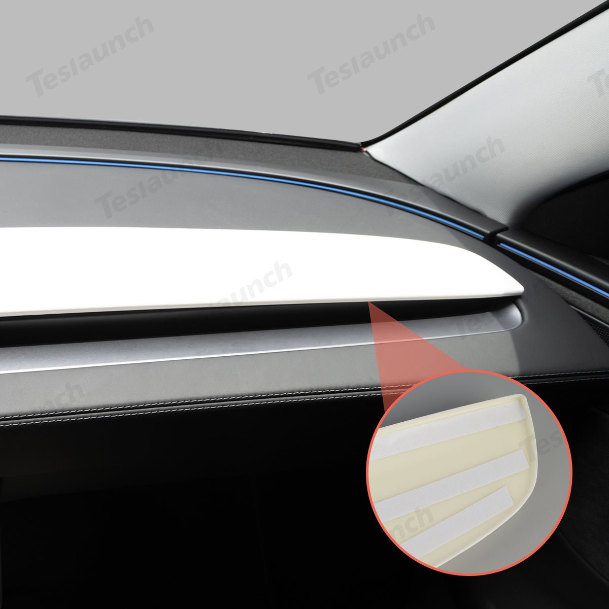 ABS Dashboard Trim Cover for Tesla Model YL 2026+