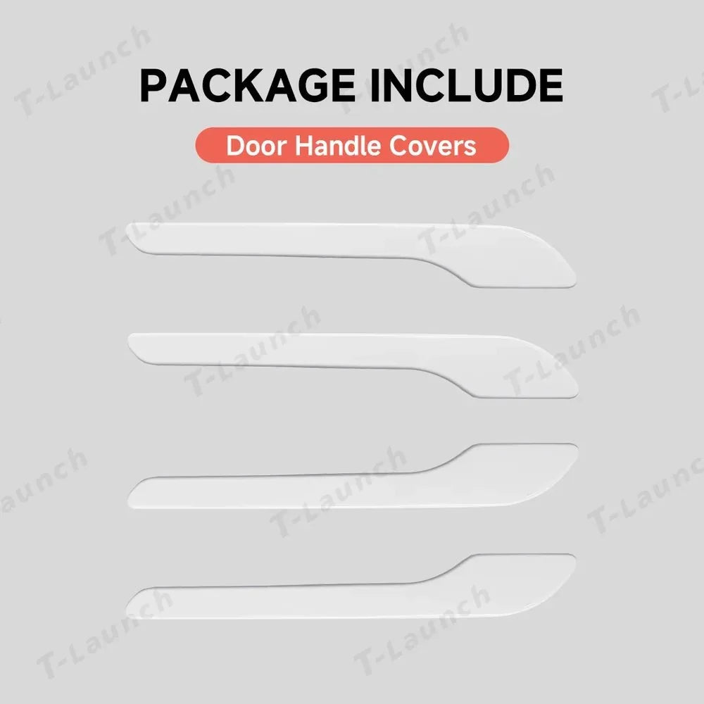 ABS Side Mirror Covers & Door Handle Covers for Tesla Model YL 2026+