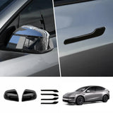 ABS Side Mirror Covers & Door Handle Covers for Tesla Model YL 2026+