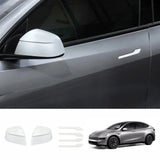 ABS Side Mirror Covers & Door Handle Covers for Tesla Model YL 2026+