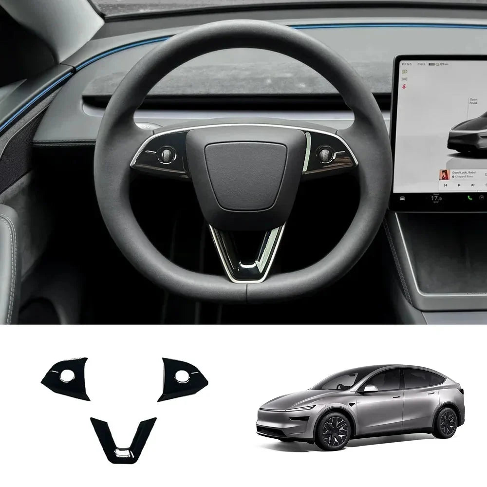 ABS Steering Wheel Trim Cover Kit for Tesla Model YL 2026+