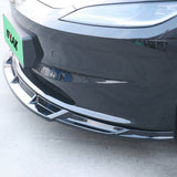 Aero Front Lip Spoiler For Tesla 2024+ Model 3 Highland (3 pieces)