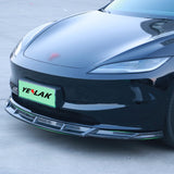 Aero Front Lip Spoiler For Tesla 2024+ Model 3 Highland (3 pieces)