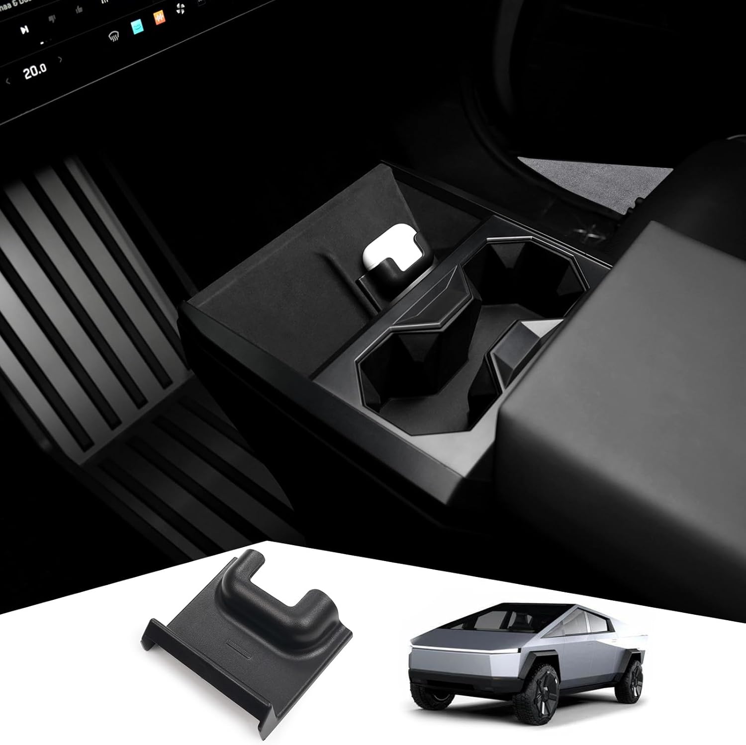 AirPods Pro Wireless Charger Locator for Tesla Cybertruck