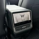 Rear Center Console Air Vent Cover & Lower Kick Panel Protector for Tesla Model Y L 2026+