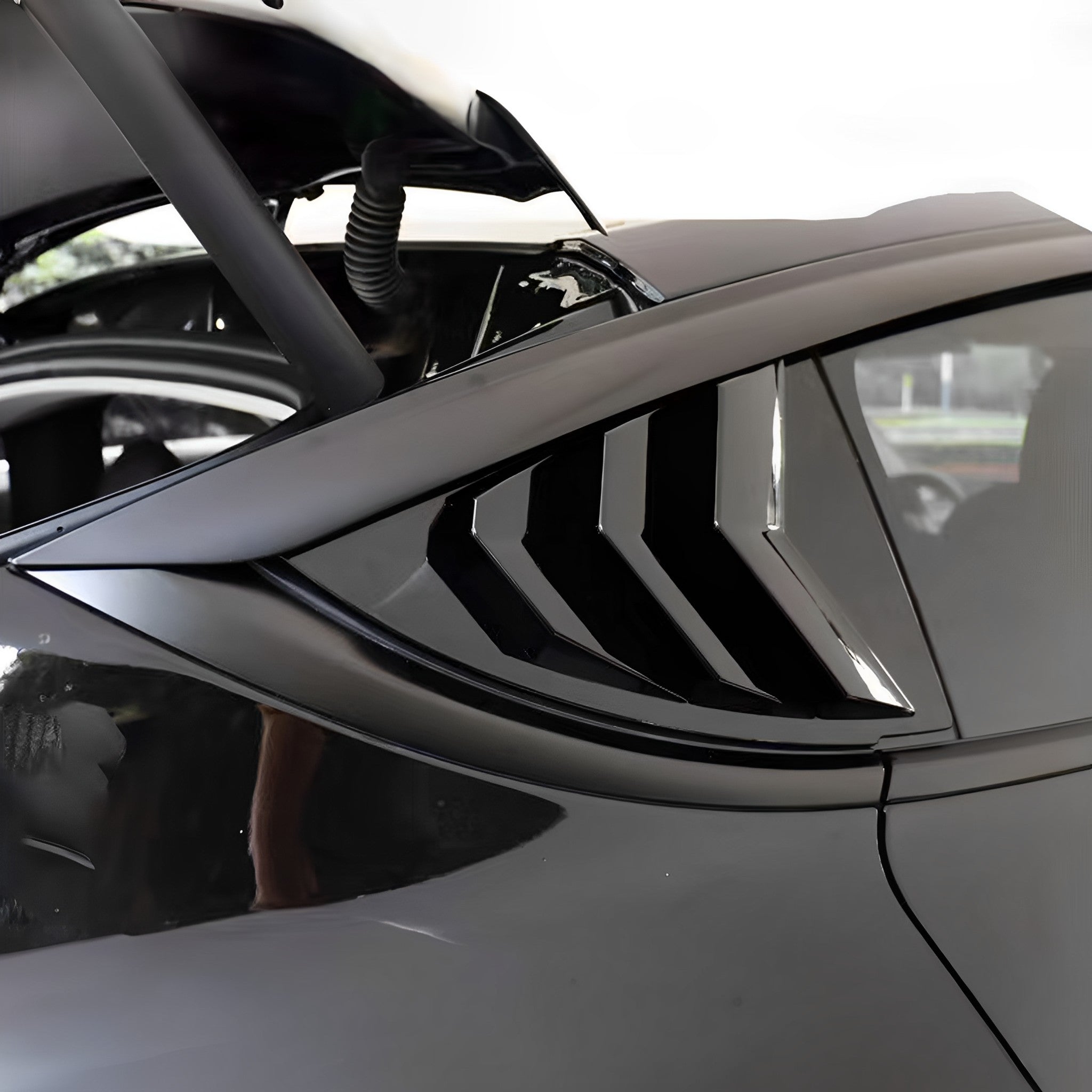 Rear Side Window Louvers For Tesla Model Y by Teego