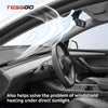 Air Vent Deflector for Tesla Model 3 & Y (2017–2026+), Redirects A/C Airflow Upwards – TPE Material, Custom Fit, Easy Install