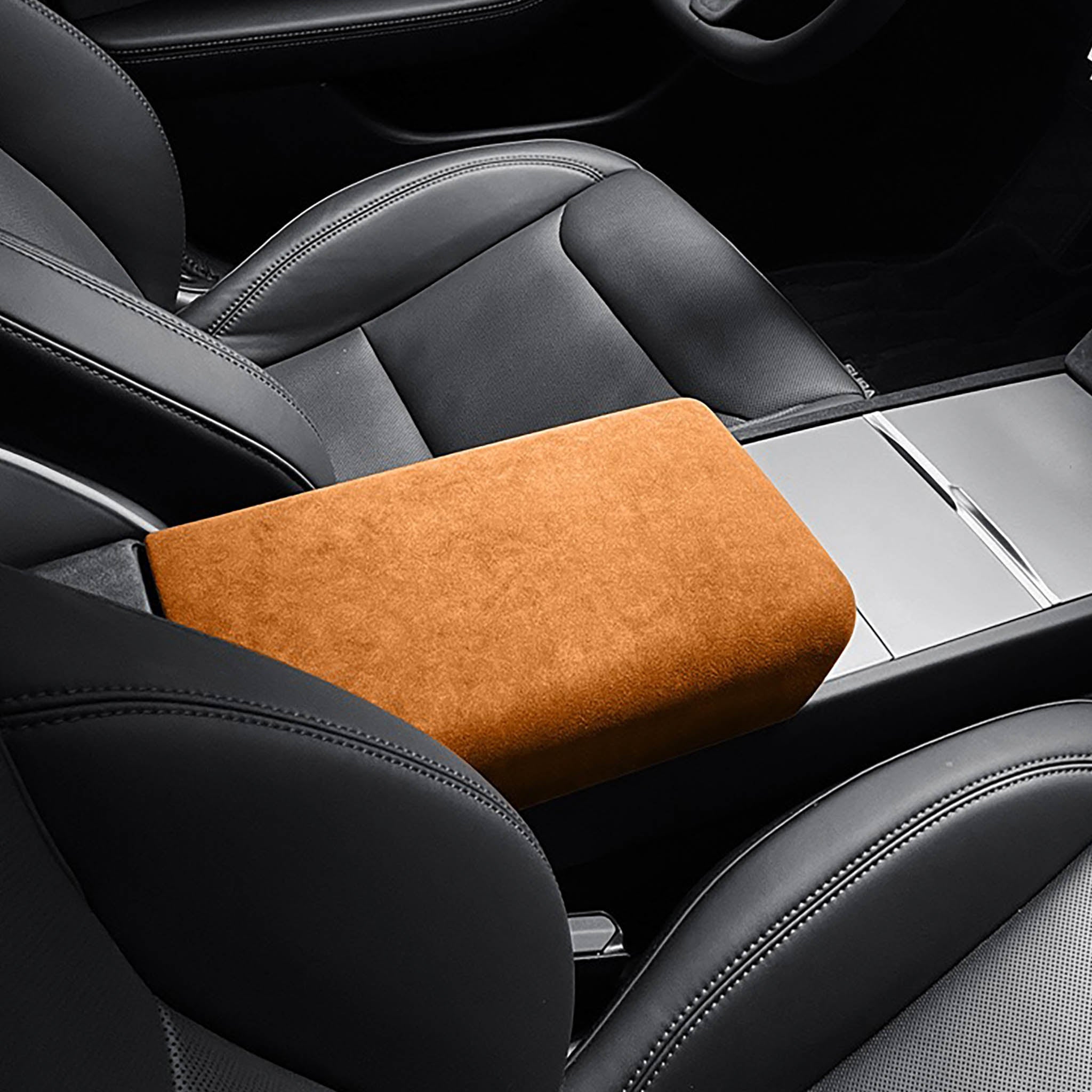 Alcantara Armrest Cover for Tesla 2024+ Model 3 Highland & 2025+ Model Y Juniper