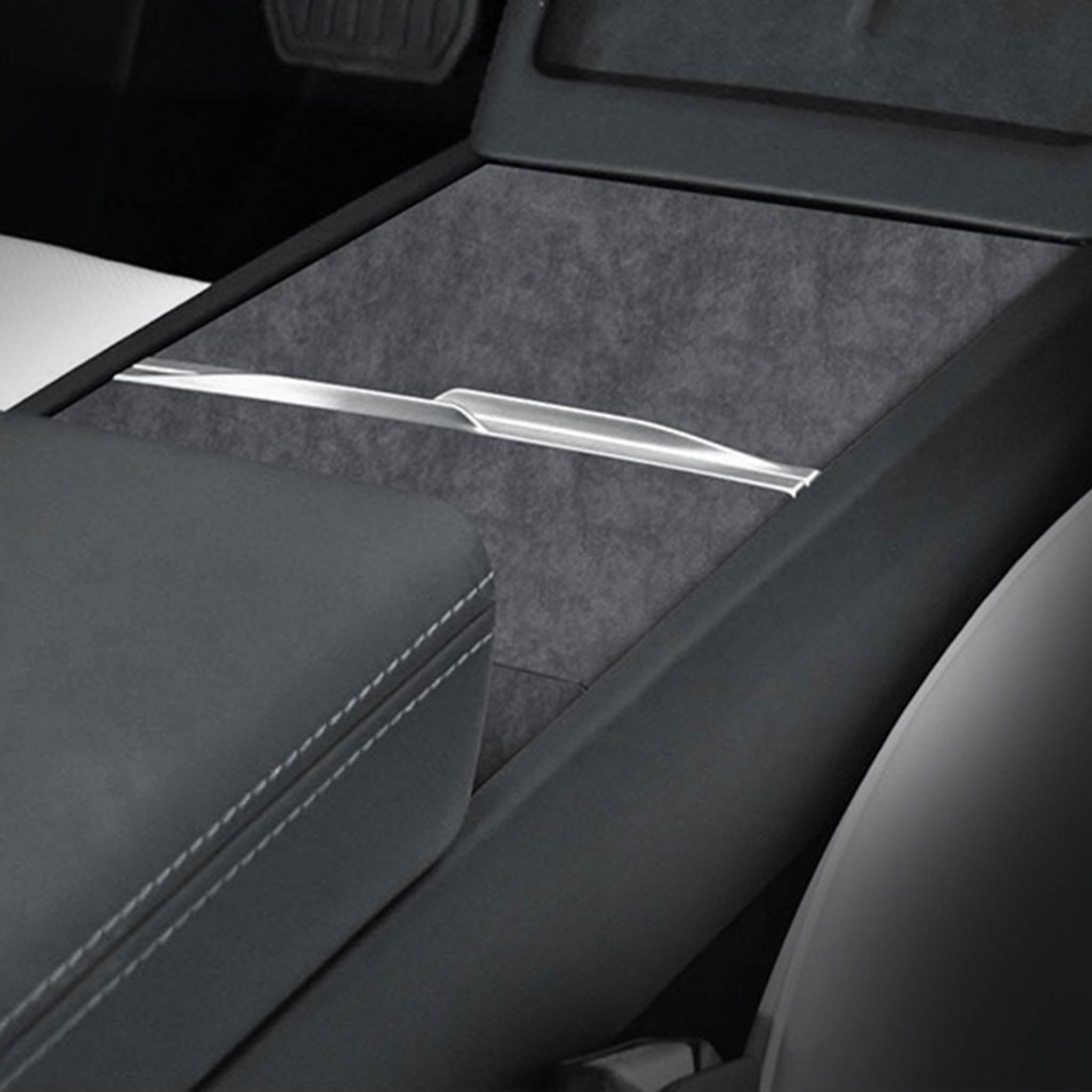 Tesla Alcantara Center Console Wrap Sticker for 2024+ Model 3 Highland & 2025+ Model Y Juniper