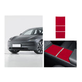 Tesla Alcantara Center Console Wrap Sticker for 2024+ Model 3 Highland & 2025+ Model Y Juniper