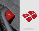 Tesla Alcantara Door Button Wrap Sticker for 2024+ Tesla Model 3 & 2025+ New Model Y