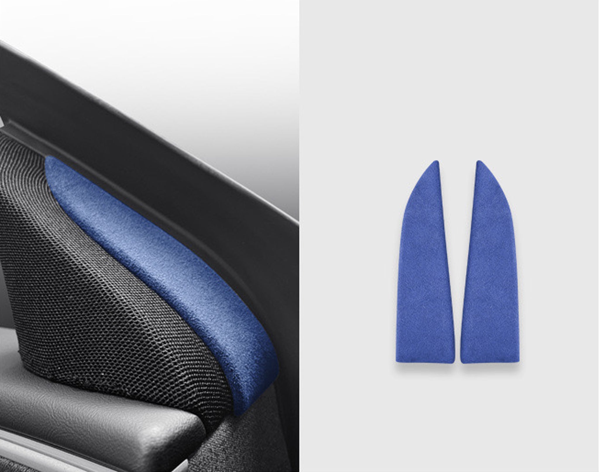 Tesla Alcantara Front Door Tweeter Trim Cover for 2024+ Model 3 Highland & New Model Y Juniper