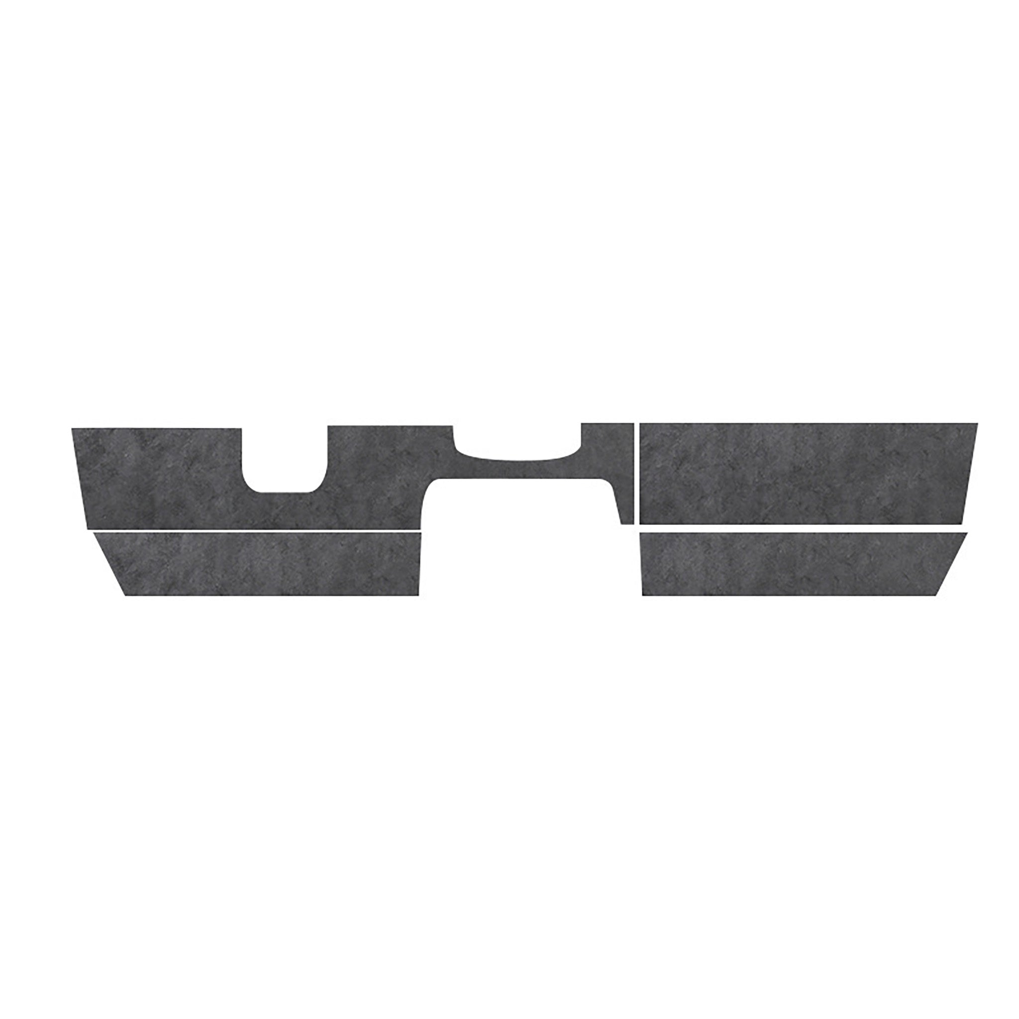Tesla Alcantara Knee Bolster Panel & Glove Box Wraps for 2024+ Model 3 Highland & Model Y Juniper(4 Pcs)