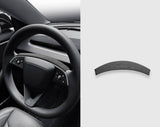 Tessgo Alcantara Steering Wheel Upper Trim Cover for Tesla Model Y Juniper 2026+