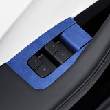 Tessgo Alcantara Window Switch Panel Wrap for Tesla Model Y Juniper 2025+