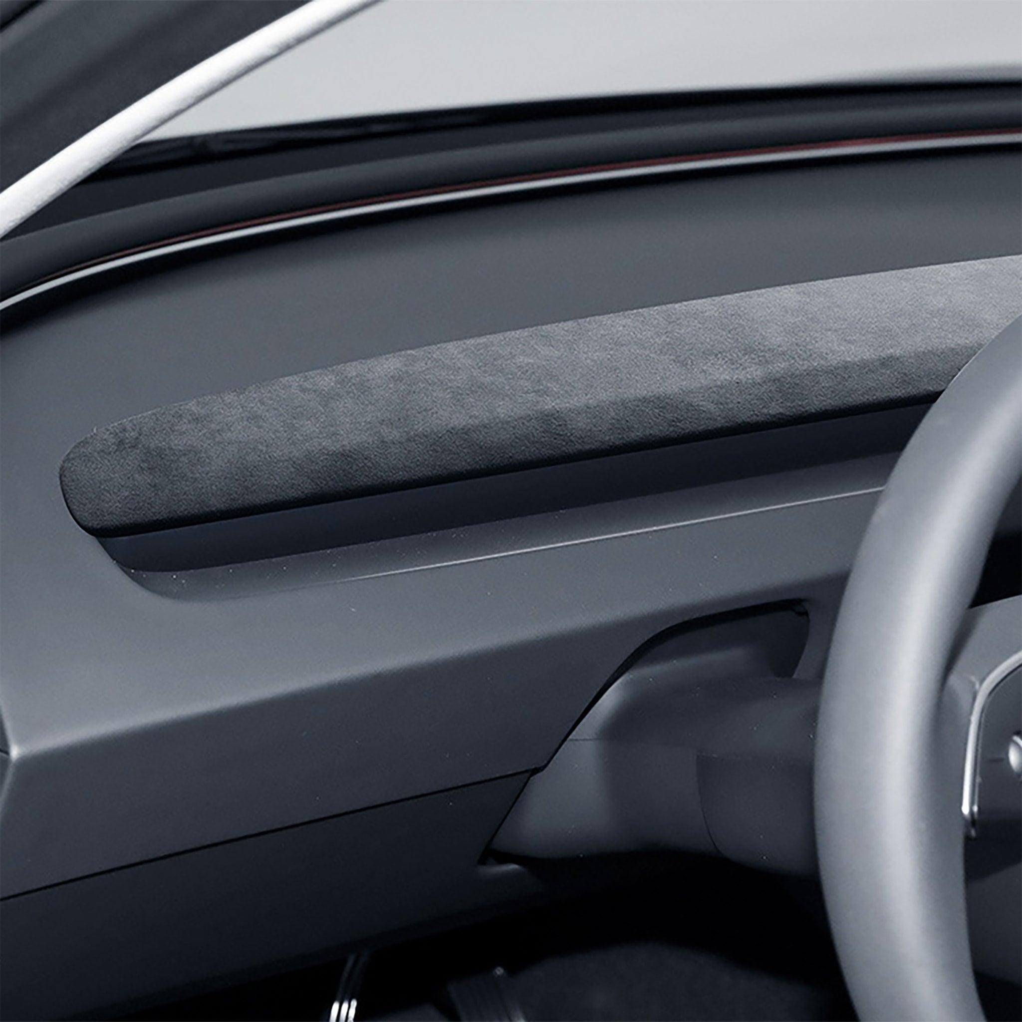 Alcantara Dashboard Cover for Tesla Model 3 Highland & Model Y Juniper (2024+)