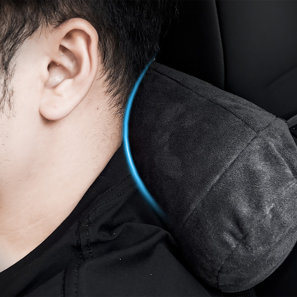 Alcantara Headrest & Lumbar Support Pillow for Tesla Model 3/Y/X/S/Cybertruck