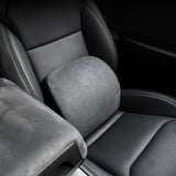 Alcantara Headrest & Lumbar Support Pillow for Tesla Model 3/Y/X/S/Cybertruck