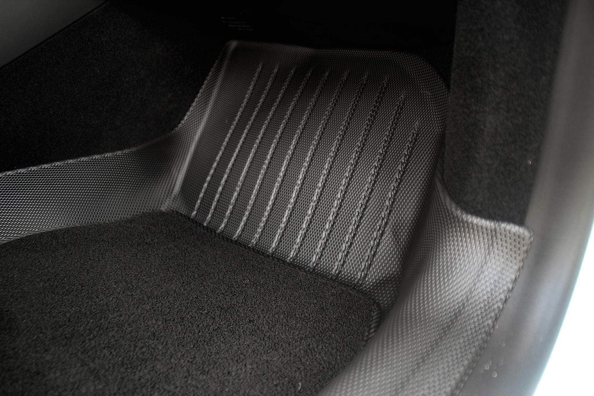 Bundle: 2024+Model 3 Highland Floor Mats Full Wrap & Liners Full Set 8 PCS (floor mat with carpets)