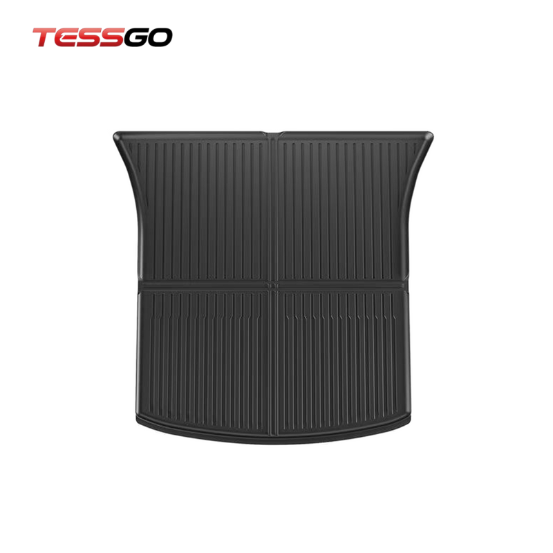 All-Weather TPE Trunk Mats for 2025+ Tesla Model Y Juniper - Durable, Custom-Fit