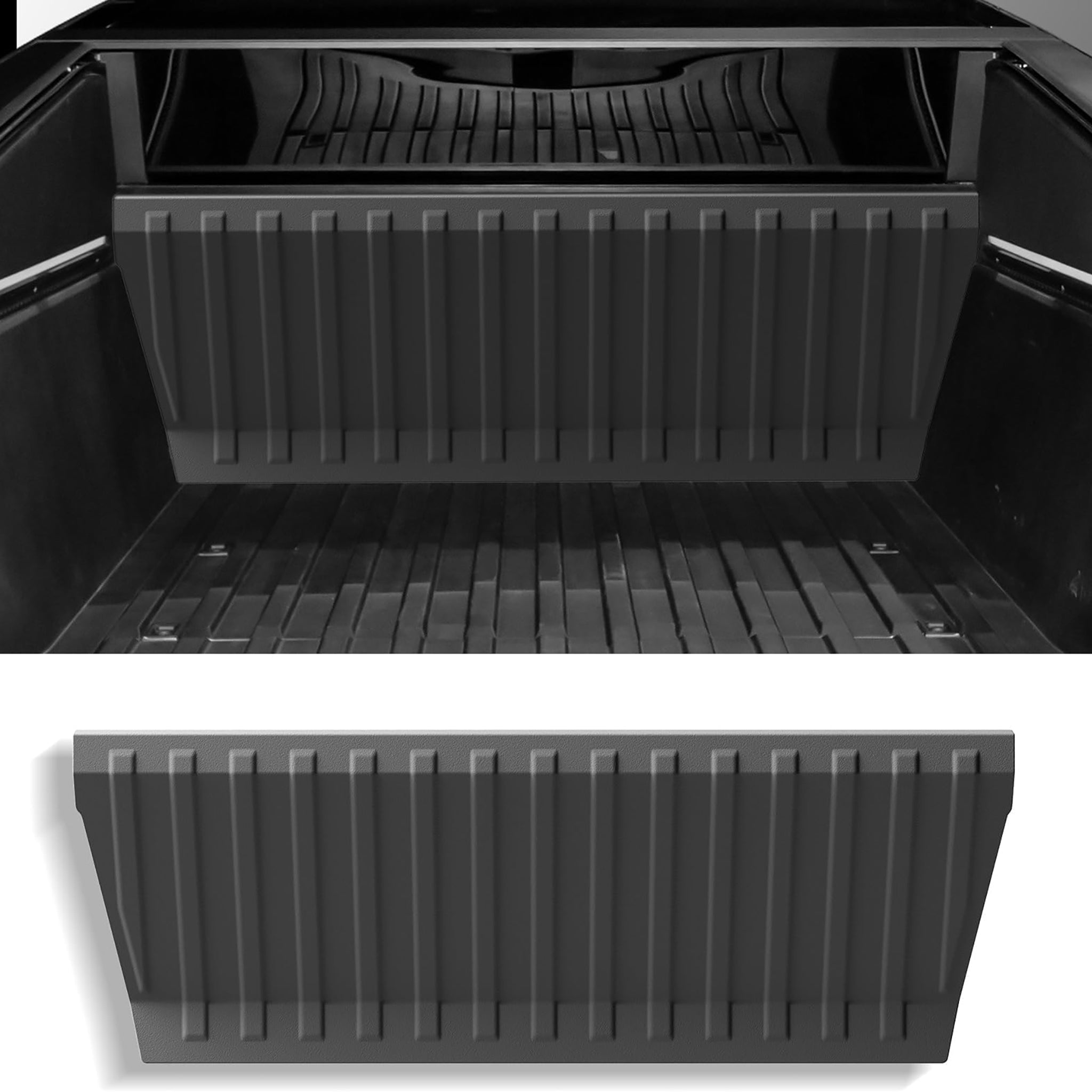 Teego Tesla Cybertruck Rear Cargo Mat Set – 3-Piece TPE Bed, Front Bed Protector & Tailgate Protectors