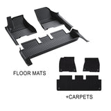 Tesla Model 3 Highland 2024+ Custom All-Weather Full Coverage Floor Mats