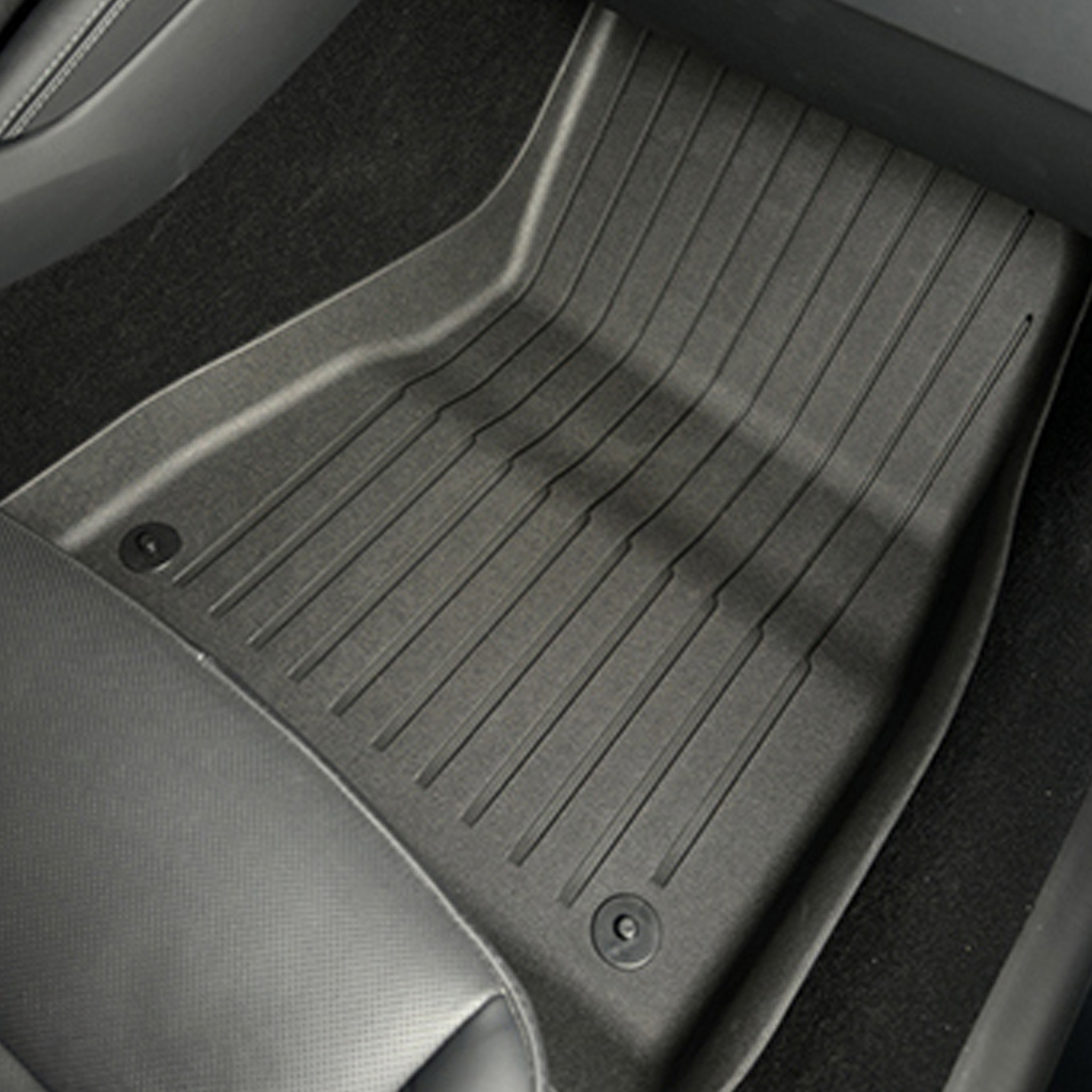 Teego Premium All-Weather Floor Mats for Tesla Model Y - Eco-Friendly TPE, Spill-Proof Design & Luxury Protection