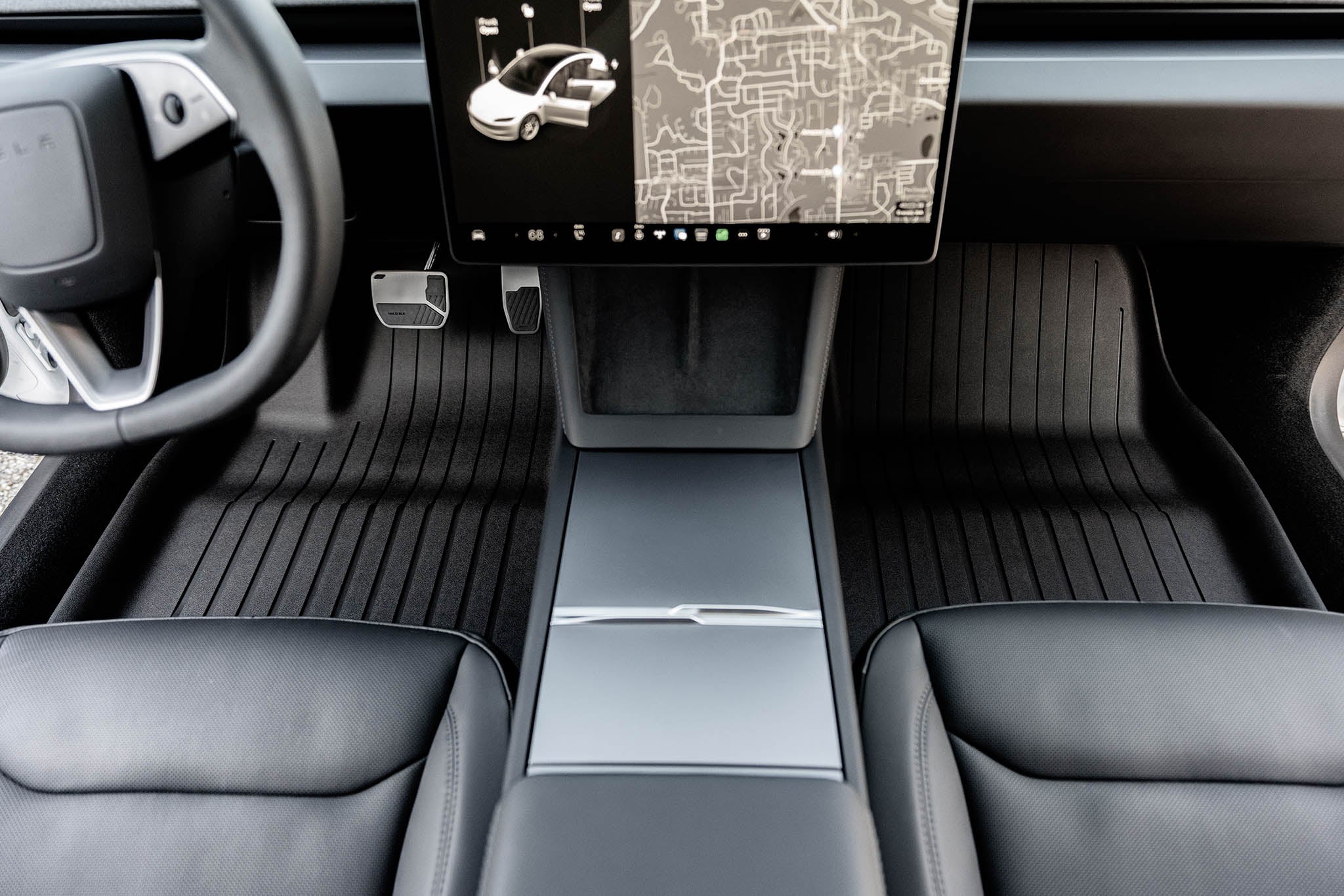 2024+ Tesla Model 3 Highland All-Weather Floor Mats - Custom Fit,Waterproof Interior Accessories