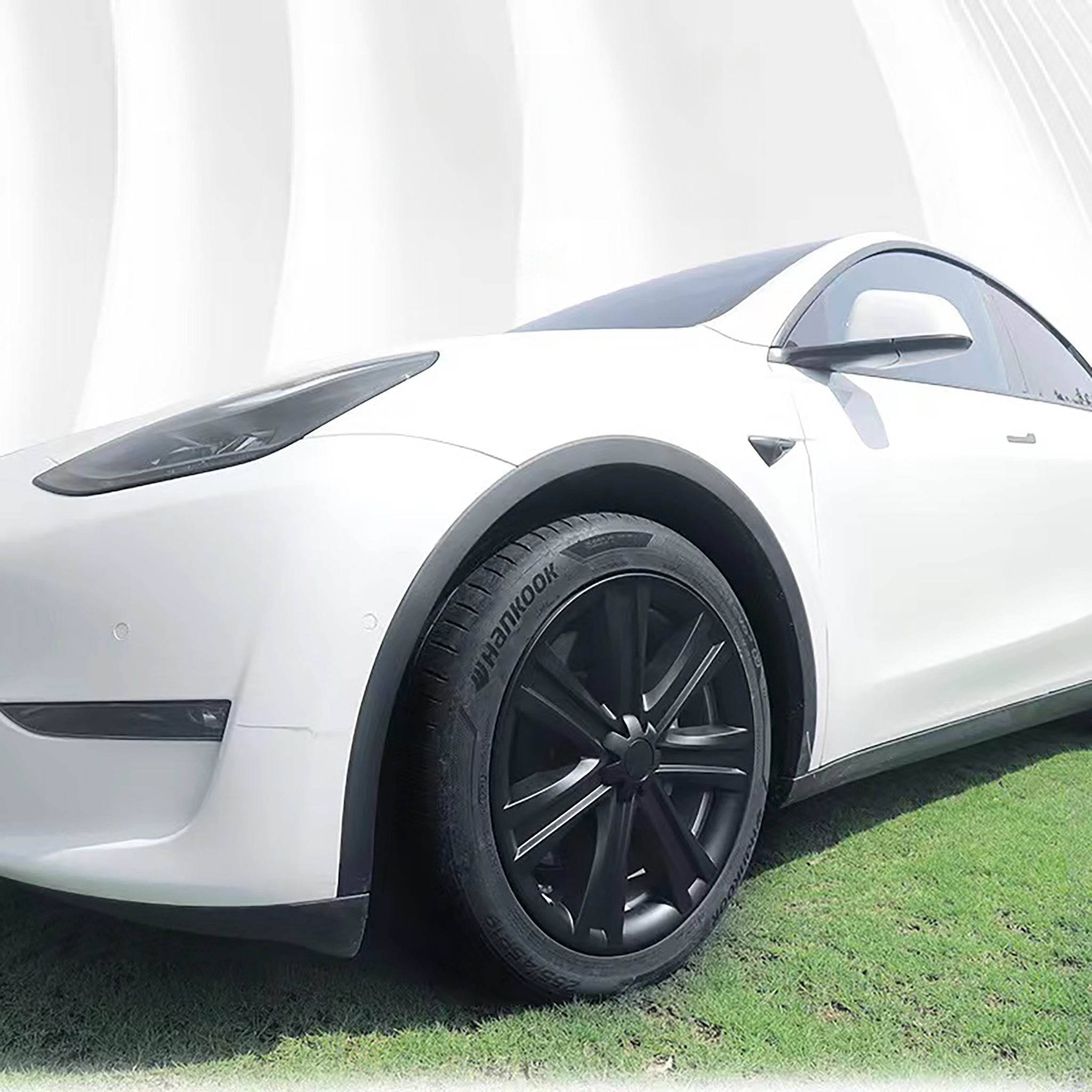 4PCS Hub Cap 19-Inch Car Performance Replacement Wheel Cap Automobile Hubcap Full Cover Accessories for Tesla Model Y