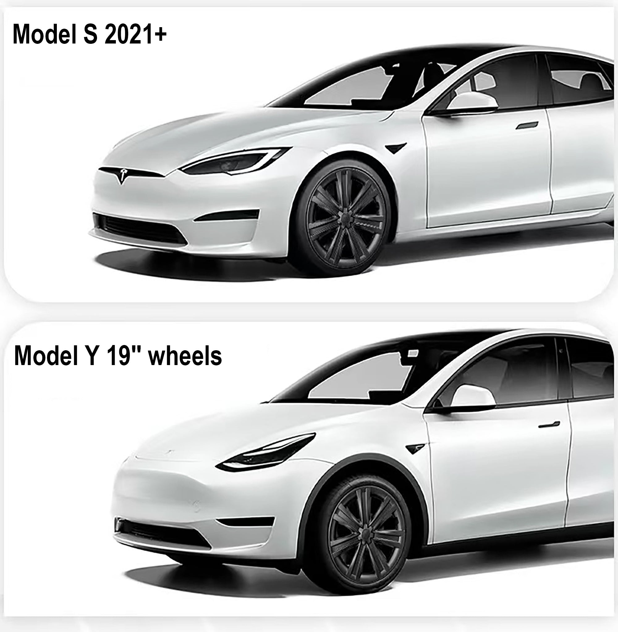 Teego 19'' Arachnid Style Wheel Covers For Model S 2020+/Model Y 19" wheels