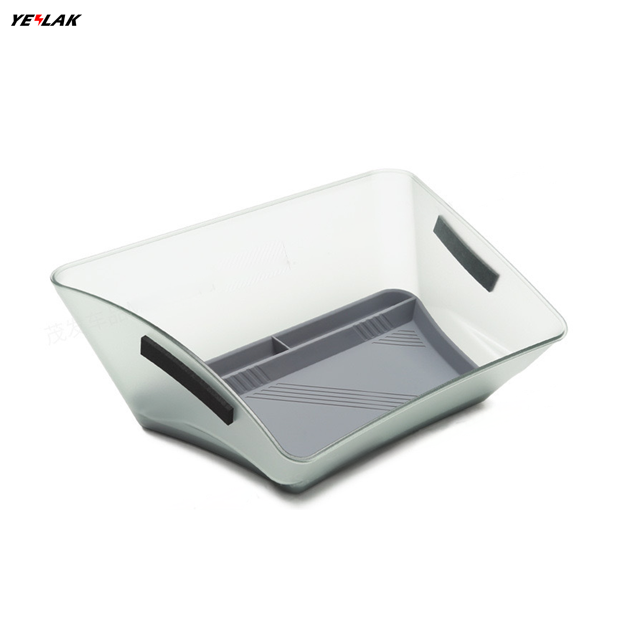 Tesla Model X Rear Seat Storage Box & Removable Trash Bin – Multi-Purpose Organizer for Drinks, Phones, Toys & Trash