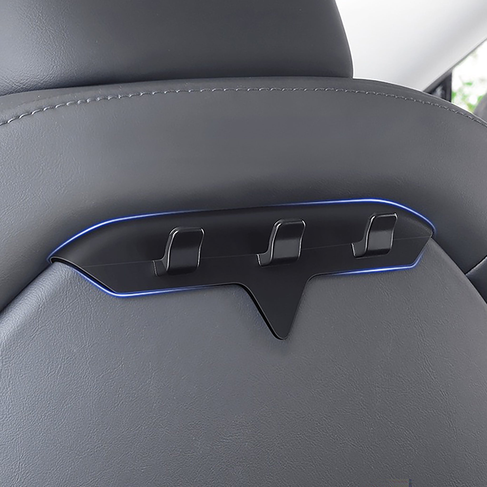 Backseat Phone & iPad Holder Mount & Multi-Purpose Hooks for Tesla Model S3XY