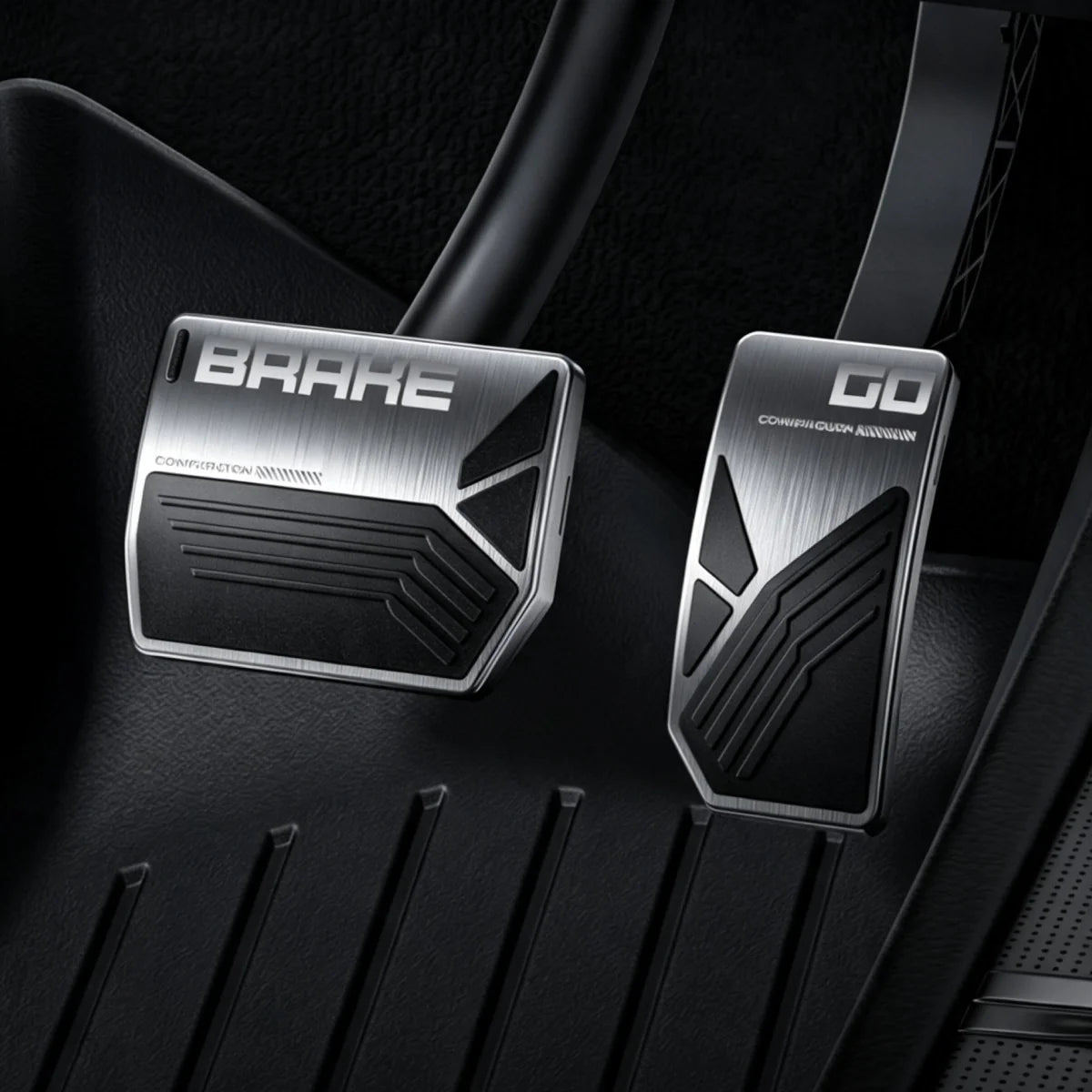 Aluminum Alloy Brake Pedal Covers for Tesla Model 3/Y/Y L Interior Accessories