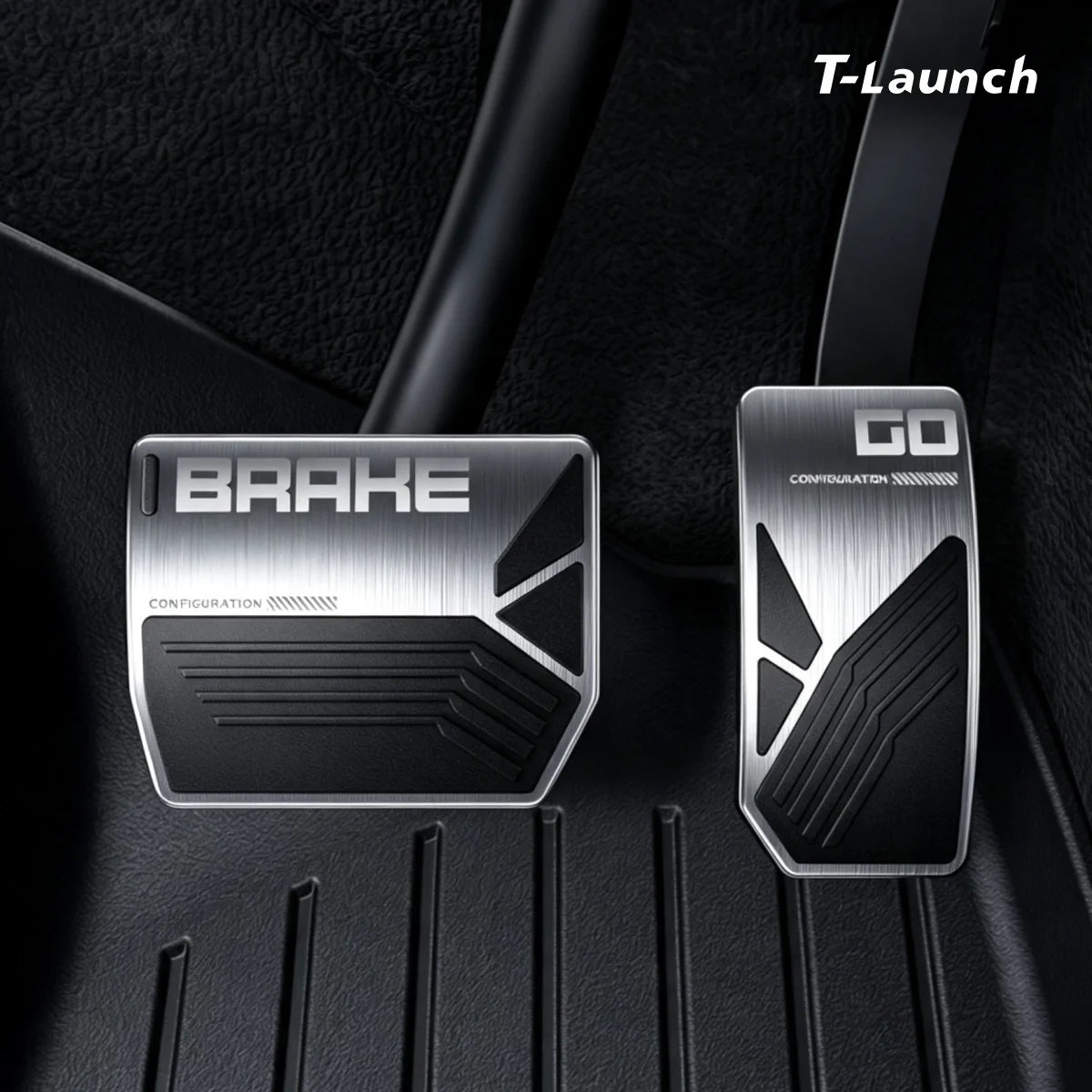 Aluminum Alloy Brake Pedal Covers for Tesla Model 3/Y/Y L Interior Accessories