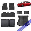Bundle: Model 3 Floor Mats & Liners Full Set 8 PCS 2017-2023.9