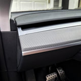 Bundle: Tesla Model 3/Y Carbon Fiber Dashboard & Door Trim Covers Set 2021-2024