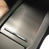 Carbon Fiber Center Console Cover for Tesla Model S/X (2016-2021) | Premium Custom Fit Interior Upgrade