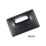 Matte finish of Model 3 Highland Carbon Fiber Touchscreen Overlay