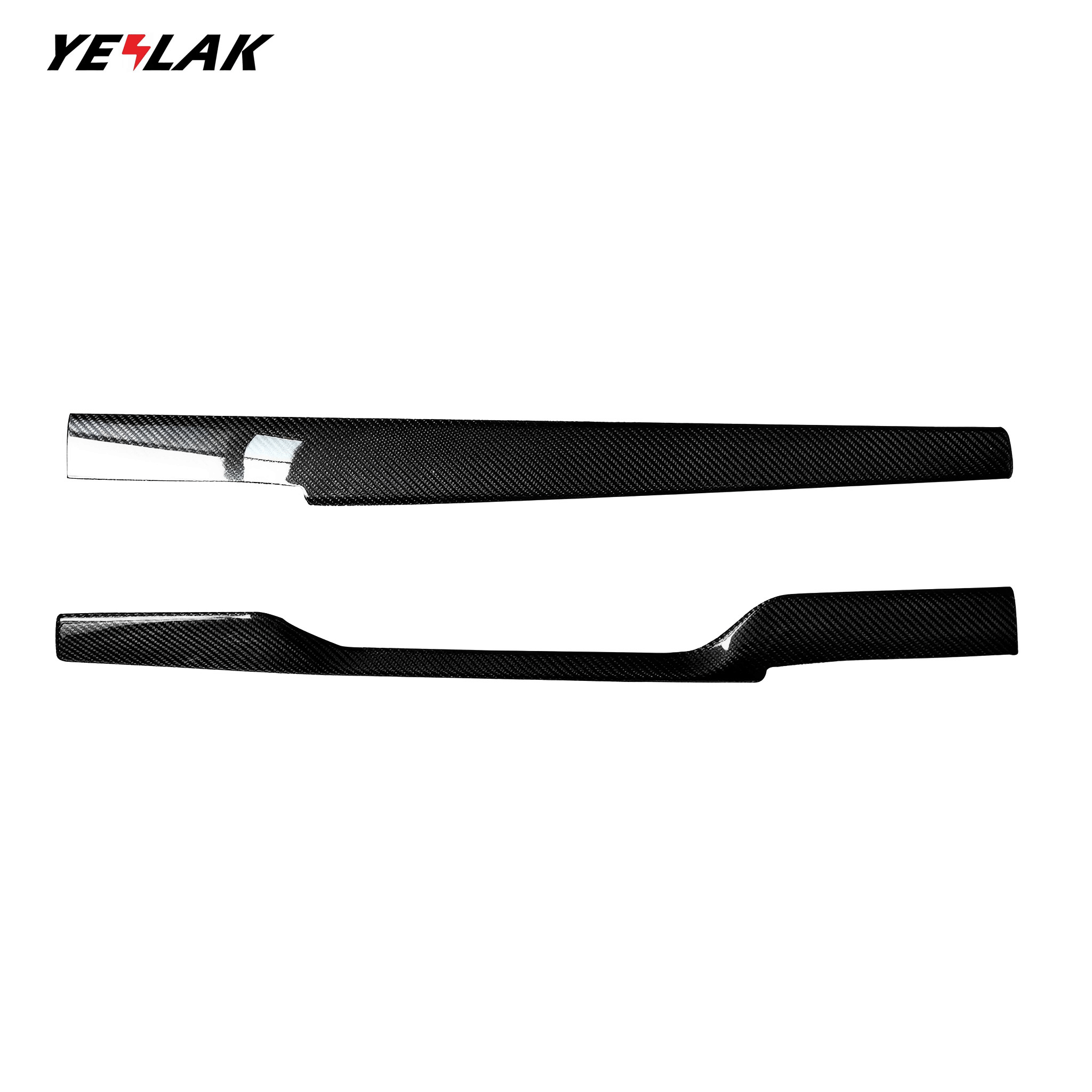 Real Carbon Fiber Dashboard Covers For 2021-2026 Model S / X
